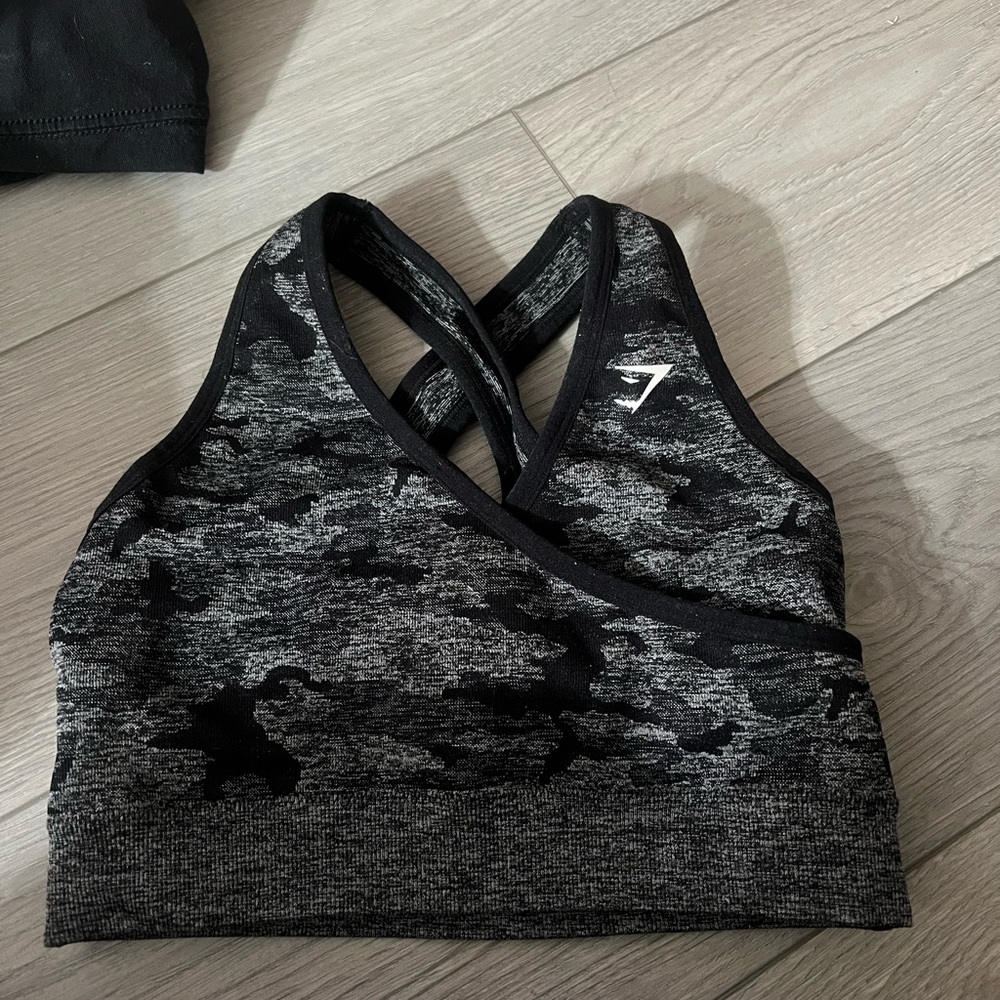 Black Camo Sports Bra